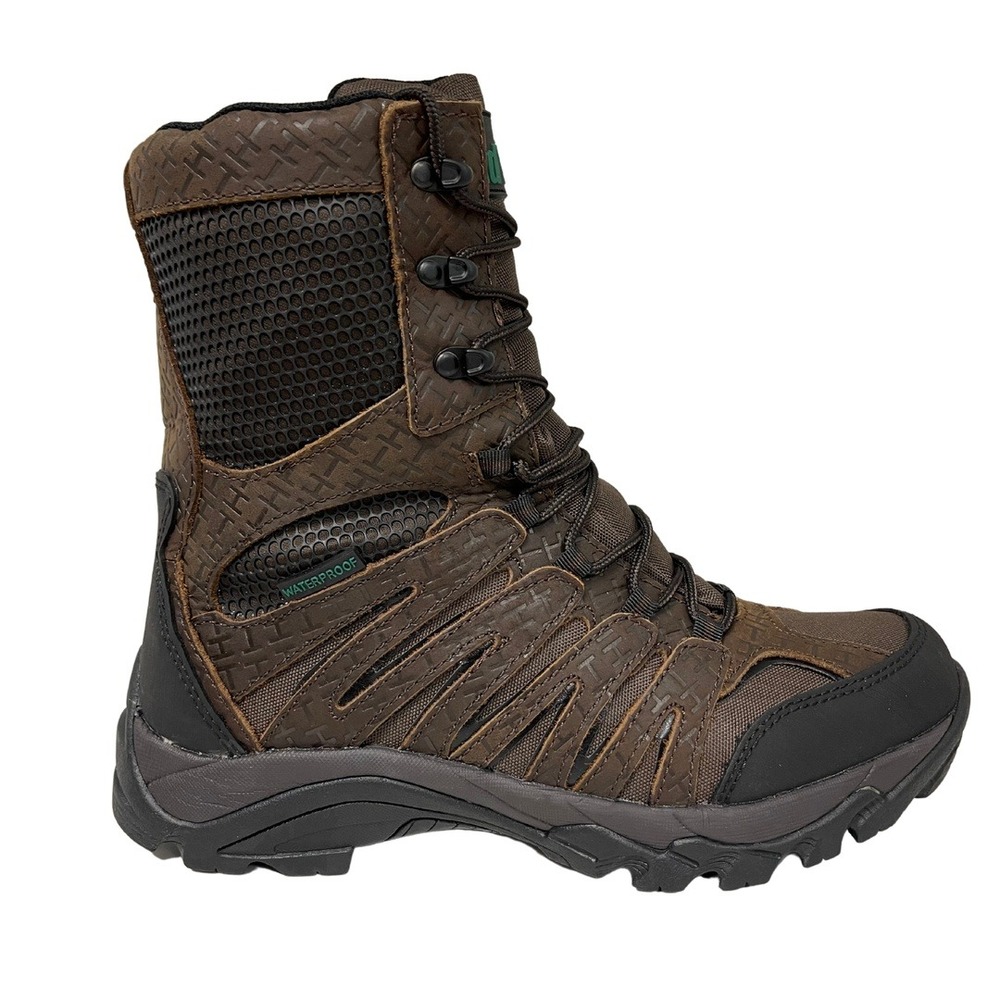 Ad Tec Mens Next Camo Waterproof Hunting Boots Side Zip Brown Camo 10.5M